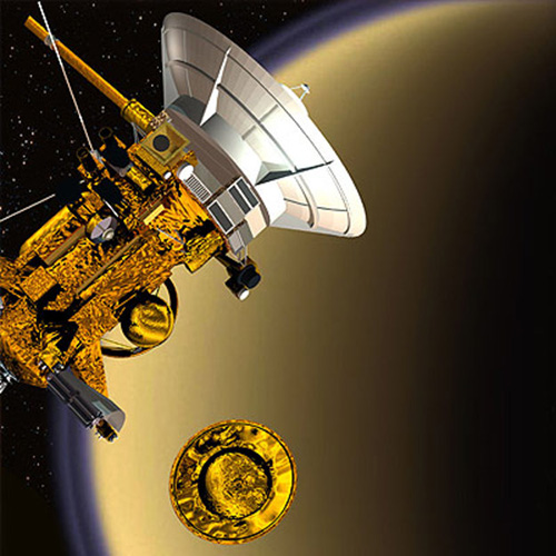 Bằng chứng sống về hành trình vĩ đại của tàu Cassini 1 Separation of Huygens from Cas 5860 8246 1505525403