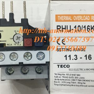RƠ LE NHIỆT TECO RHU-10/16K1