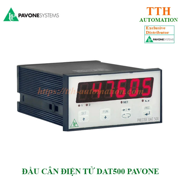 dau-can-dien-tu-pavone-dat500-mat-truoc Đầu cân điện tử Pavone DAT500 mặt trước