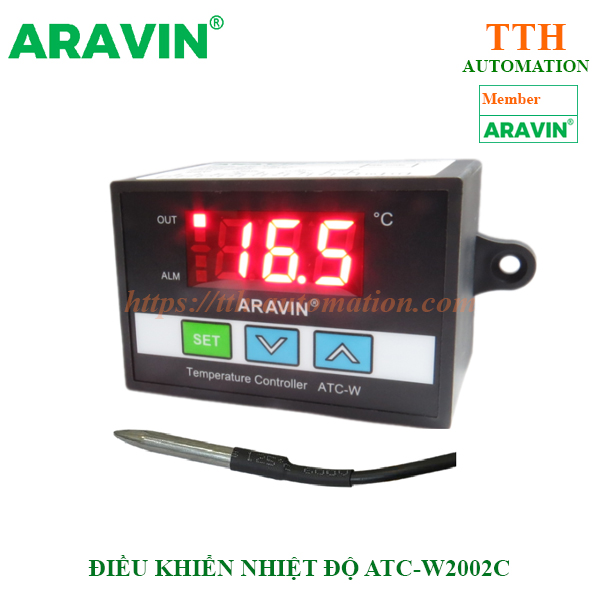 Bộ điều khiển nhiệt độ ATC-W2002C chính hãng Bộ điều khiển nhiệt độ ATC-W2002C chính hãng