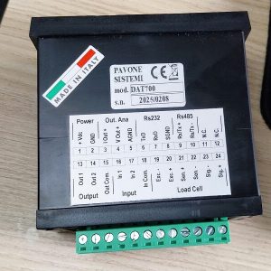 Ký hiệu cầu đấu DAT 700 Pavone Italy dùng cho đấu nối load cell trong hệ thống cân điện tử