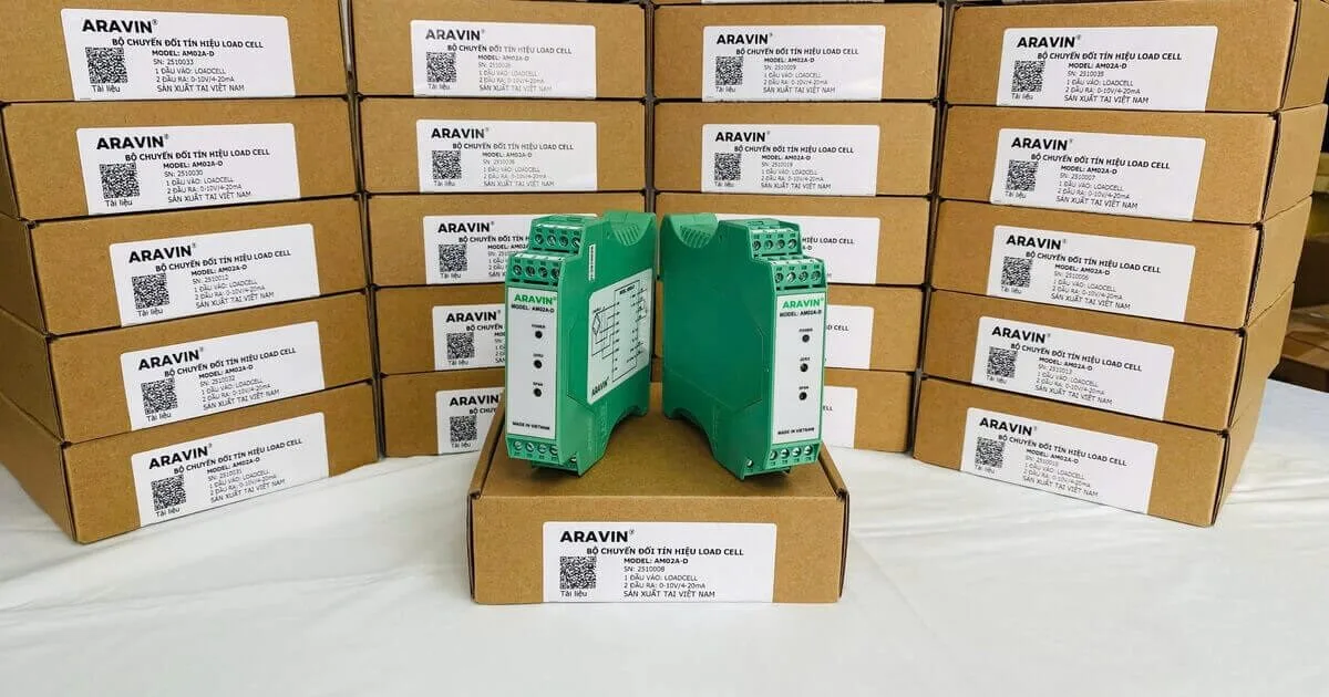 TTH Automation ra mắt bộ khuếch đại load cell AM02A-D cho hệ thống cân công nghiệp 1 Bộ khuếch đại load cell AM02A-D