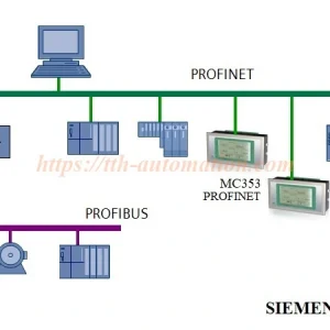 đầu cân băng tải Pavone MC353 Profinet kết nối PLC Siemens